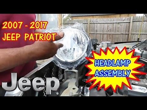 ⭐ 2007-2017 Jeep Patriot -2.0- Headlamp Assembly Replacement W/O Bumper Or Grill Removal #patriot