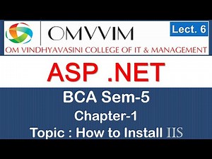 BCA SEM 5 l ASP l CHAP 1 l TOPIC WebFor Explained l Lect 6 l Omvvim college | Amit Sir
