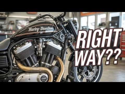 Harley Davidson V-Rod Oil & Filter Change
