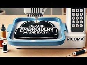 How to Machine Embroider a Logo on a Beanie l Fun Easy Tutorial