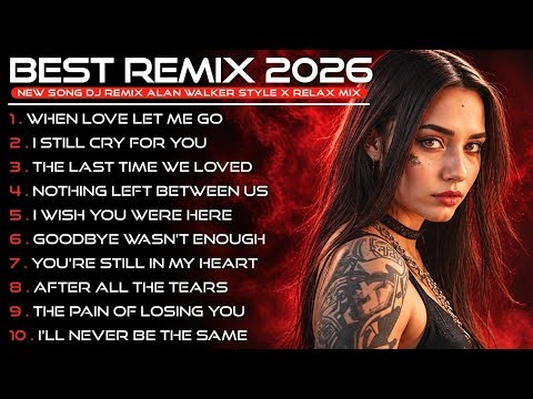 🎶 Best Remix Collection | Alan Walker Full Bass Style Playlist 2026 #EDM #remix #chill