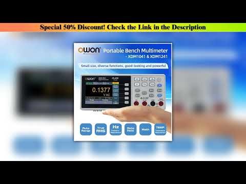Must Buy OWON XDM1041 XDM1241 4 1/2 Digital Multimeter Portable Bench True RMS DC/AC Current Voltag