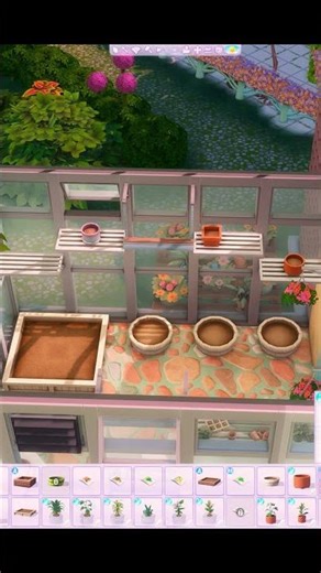 Whimsical Greenhouse | Sims 4 Fairy Build #shorts