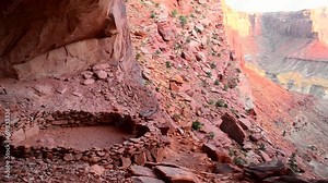 Anasazi Indian Ruins At False Kiva, Canyonlands