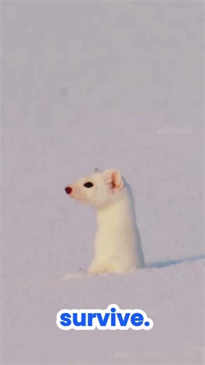 The Ermine: Nature’s Smallest Assassin | #wildveill #ytshorts