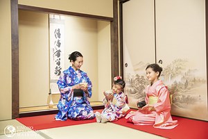 Tea Ceremony and Kimono for Kids (ages 7-12) and Families in Kyoto - MAIKOYA at NISHIKI