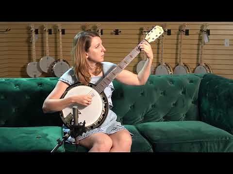 Deering Goodtime Six-R 6-String Banjo Demo with Billie Feather | "Autumn Leaves" and "Wave"