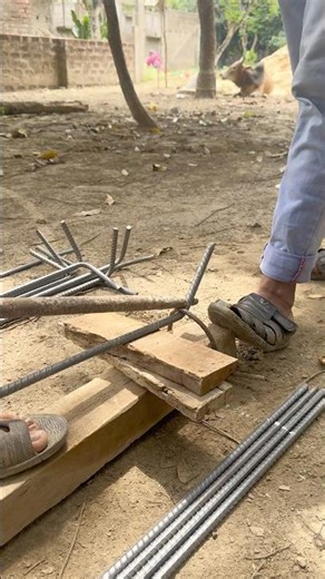 Smart Rebar Bending Hack 😲 | Simple Tool, Perfect Result!