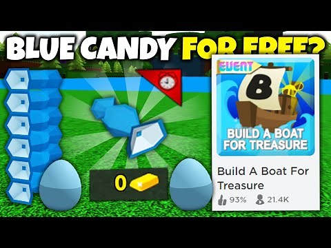 FREE BLUE CANDY ITEM GLITCH!! (Must see) | Build a boat for Treasure ROBLOX