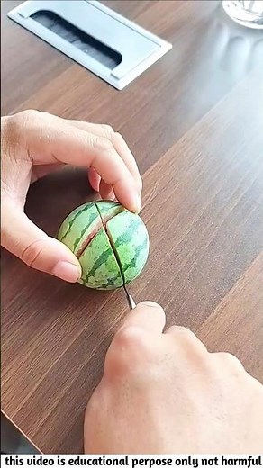mini watermelon cutting-#shorts #facts