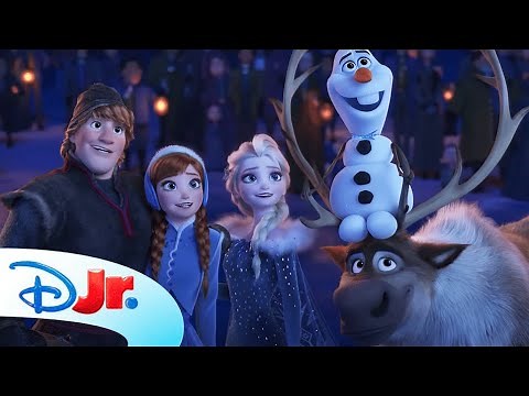 Frozen: Una aventura de Olaf | Cuando estamos juntos | Disney Junior España