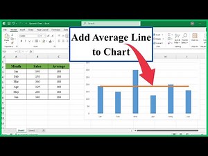 How to Add an Average Line to Excel Charts
