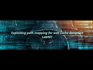 Exploiting path mapping for web cache deception - Lab#01