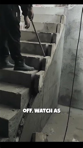 This Is How They Make Stai. #stairs #construction #building #engineering #shorts