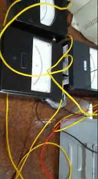 Load test on single phase transformer