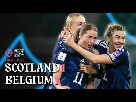 McGovern Injury-Time Equaliser! | Scotland v Belgium | FIFA Women's World Cup Qualifying