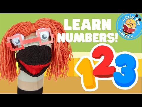 Learn 123's with Little Bee Library l Preschool Educational Videos