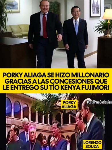 Cómo López Aliaga se enriqueció con privatizaciones en Perú
