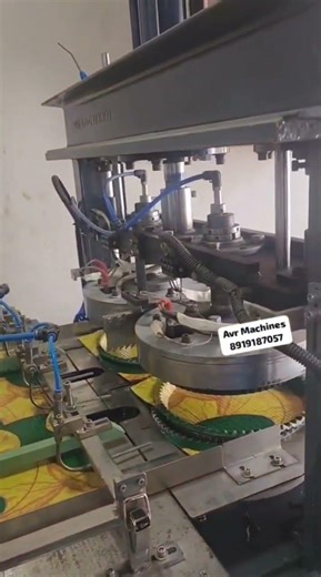Double Die Automatic Paper Plate Machine 🔥 Full Sheet High Speed Demo