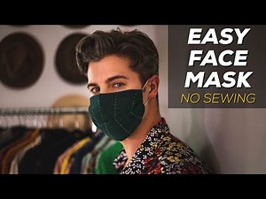Easy No-Sew Face Mask Tutorial | How to Make Your Own