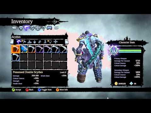 Darksiders II Ultimate Possessed Weapons creation guide