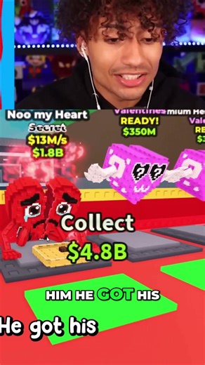 Roblox Valentine's Block Begging for Rare Loot! #shorts