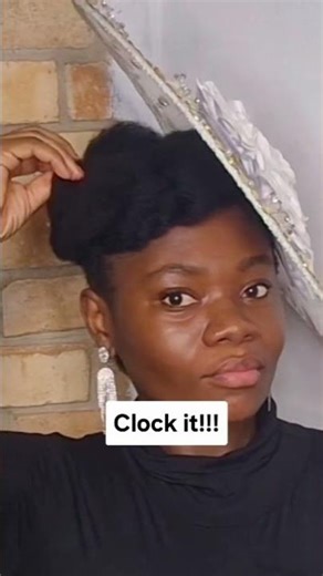 Simple natural HAIRSTYLES! FASCINATOR HAIRDO #afrohair #naturalhair