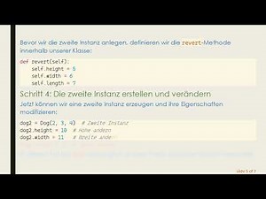 Wie man Klassen in Python erstellt und zurücksetzt