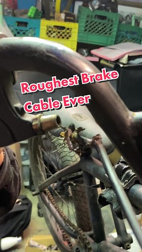 Roughest Brake Cable Ever Found in BMX