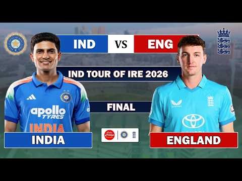 🔴LIVE: India vs England, 3rd ODI Match | Live Cricket match Today• IND v ENG Match Comentary ENG BAT