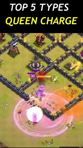 TH9 Queen Charge || Top 5 different types