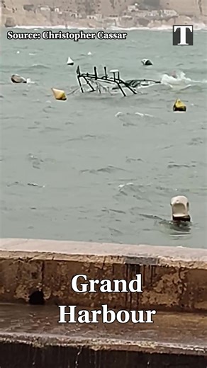 Storm Harry battered Malta, with more than 180 incidents reported by mid-morning as high winds and rough seas caused widespread damage. This video shows some of the impact 👉 | Times of Malta