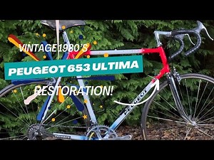 Vintage road bike restoration - 1980s Peugeot Ultima 653