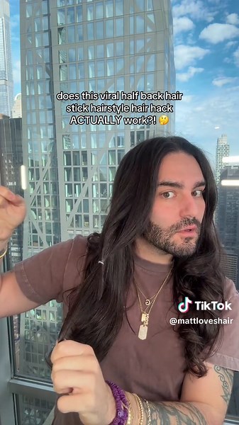 if this viral hairstyle hair hack actually works i will be SO excited!! hairtok do we think this one is gonna look as good on real hair as in the inspo vid ?