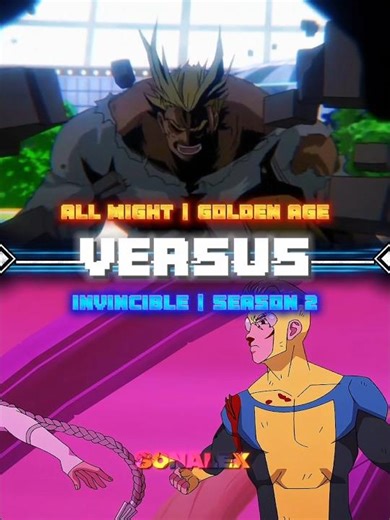 All Might Vs Invincible - Mha Vs Invincible - #mhaedit#deku#allmight#invincible#omniman#edit#fyp#yes