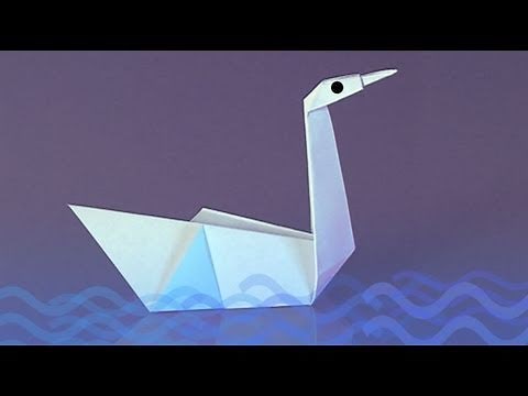 Como fazer um Cisne de papel, origami