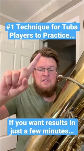 Tuba Lessons: #1 Thing To Practice if You Only Have a Few Minutes #tuba #musiceducation