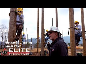 What being trained to climb power poles the first time is like. ELITE Lineman - Class 15