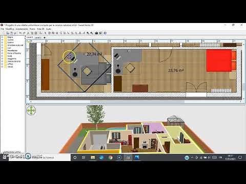 Sweet Home 3d - Come aggiungere un livello, come creare un gruppo di arredamento