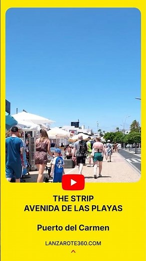 🍹 LANZAROTE 2024: Puerto del Carmen, Walking on the Strip! #Lanzarote #WalkingTour