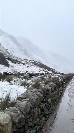 Snowy Snowdonia National Park ❄️🏔️