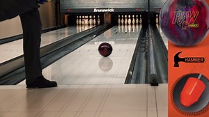 Hammer Raw Red/Black/Smoke Bowling Ball