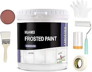 Frosted Glass Paint for Windows Privacy Paint,16oz Waterproof & UV Resistant,Low Odor Frosted Glass Spray Paint