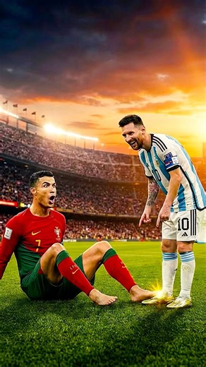 Barefoot Ronaldo Begs for Support to Buy New Boots #ronaldo #neymar #messi