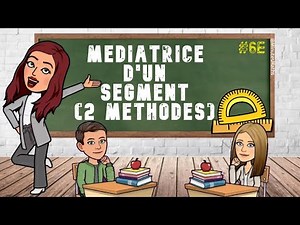 HOW TO CONSTRUCT THE PERPENDICULAR LINE OF A SEGMENT (COMPASS AND SET SQUARE METHOD)