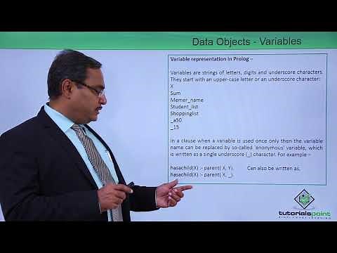 Prolog - Data Objects - Variables