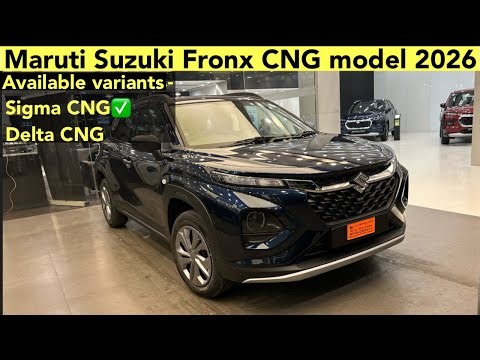 New Fronx Base Model Sigma CNG 2026🔥l Price -Walk around Review l #marutisuzuki