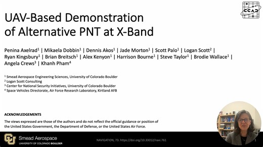 UAV-Based Demonstration of Alternative PNT at X-Band