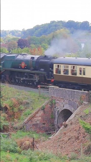 Merchant Navy on the Severn Valley Railway