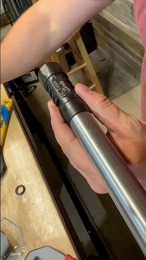 Barrel harmonic tuning muzzle brake install // EC tuner brake